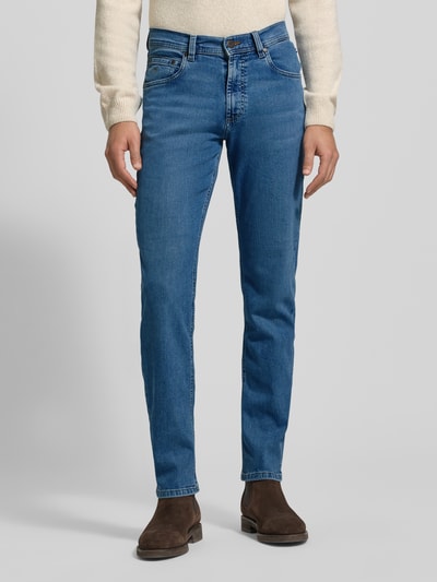bugatti Regular Fit Jeans mit Eingrifftaschen Jeansblau 4