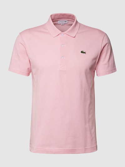 Lacoste Koszulka polo o kroju slim fit z wyhaftowanym logo Różowy 2