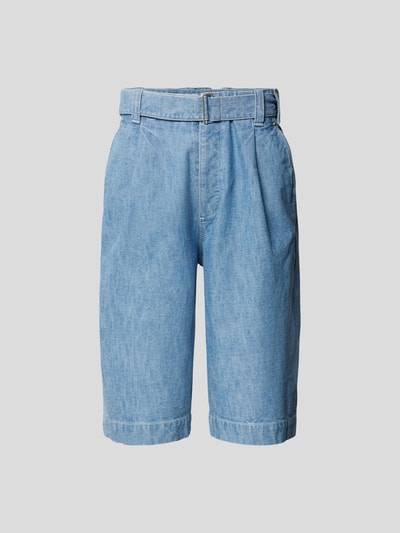 Kenzo Jeansshorts mit Taillengürtel Jeansblau 2