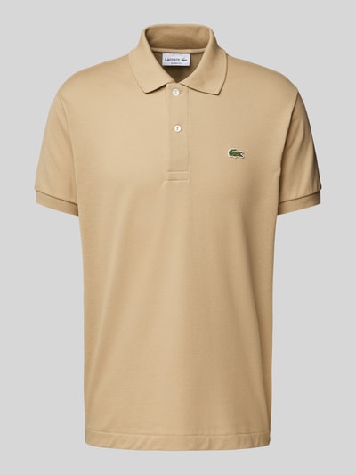 Lacoste Regular Fit Poloshirt mit Label-Patch Beige 2