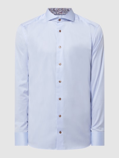 Eton Slim Fit Business-Hemd aus Twill Bleu 2