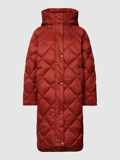 Barbour Płaszcz pikowany z kapturem model ‘SANDYFORD’ Rdzawoczerwony 2