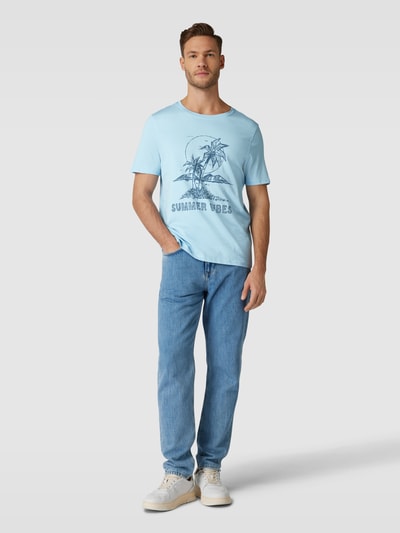 MCNEAL T-Shirt mit Motiv-Print Bleu 1