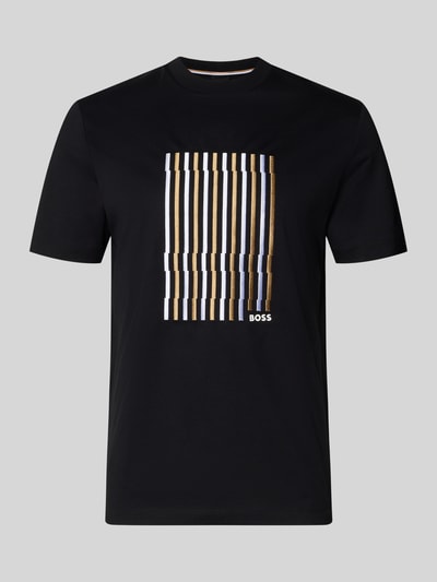 BOSS Regular Fit T-Shirt aus reiner Baumwolle Modell 'C-THOMPSON 41' Black 2