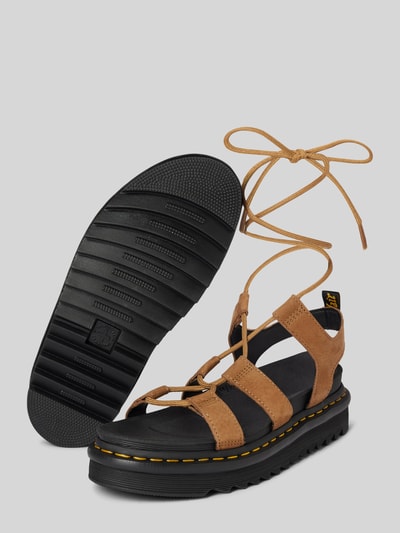 Dr. Martens Gladiatorensandalen met vetersluiting, model 'Nartilla' Beige - 4