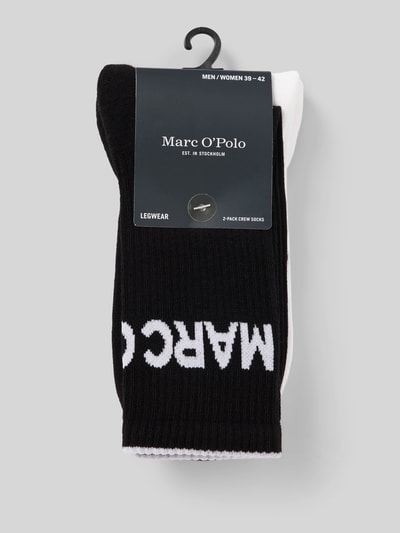 Marc O'Polo Ripp-Socken in sportivem Look im 2er Pack Black 3