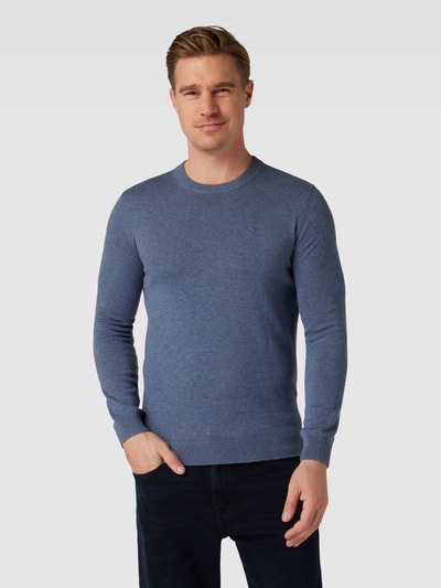 Tom Tailor Gebreide pullover met ronde hals Rookblauw - 4