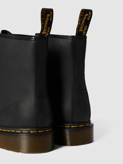 Dr. Martens Boots van leer met labeldetail Zwart - 3