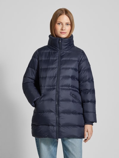 Tommy Hilfiger Steppmantel mit Label-Patch Marine 4