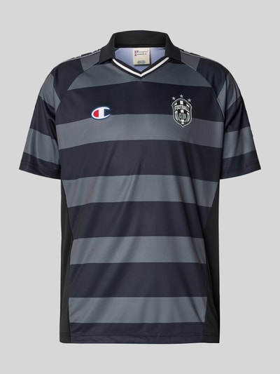 CHAMPION Koszulka z kołnierzykiem polo Czarny 2