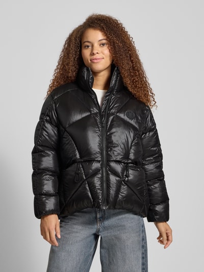 Hugo Blue Kurtka pikowana o kroju oversized model ‘FRESIA-1’ Czarny 4