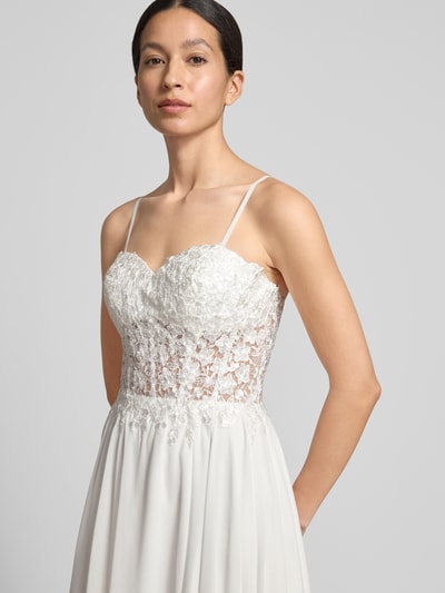 LUXUAR FASHION Maxikleid im Off-Shoulder-Look Offwhite 6