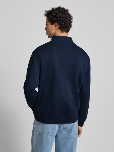 Calvin Klein Jeans Regular Fit Sweatshirt mit Logo-Stitching Modell 'Terry' Marine 5