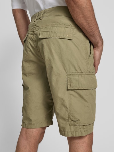 camel active Bermudy o kroju regular fit z kieszeniami cargo Khaki 3