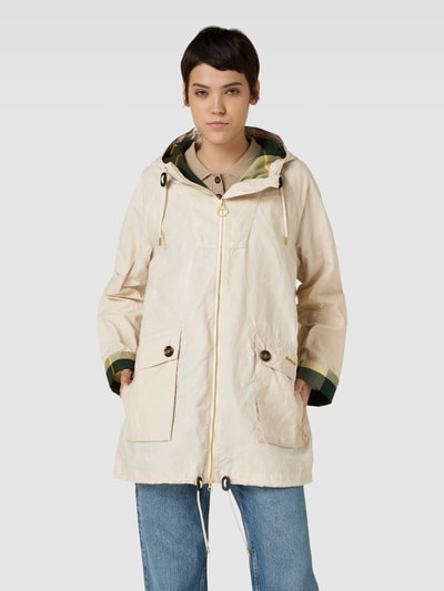 Barbour Kurtka z dwustronnym zamkiem błyskawicznym model ‘Keldy Showerproof’ Kamienny 4