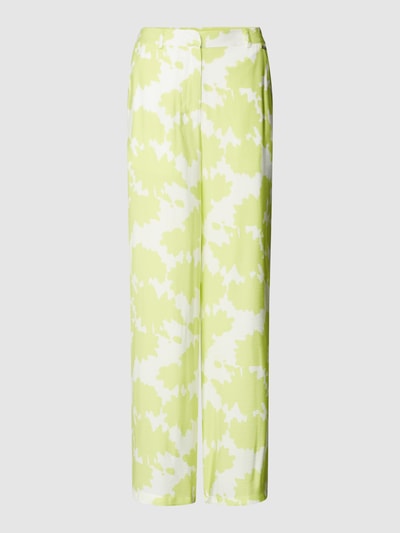 ARMANI EXCHANGE Stoffhose mit Allover-Muster Neon Gruen 2