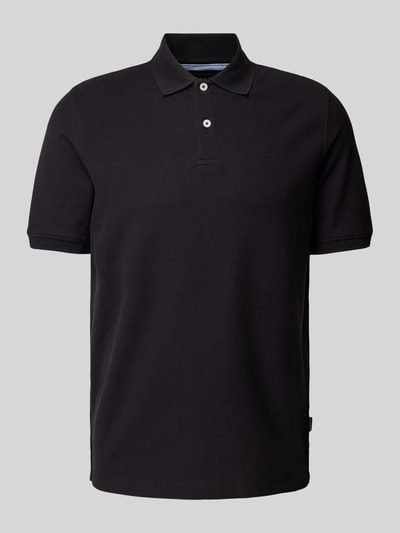 bugatti Koszulka polo w jednolitym kolorze Czarny 2