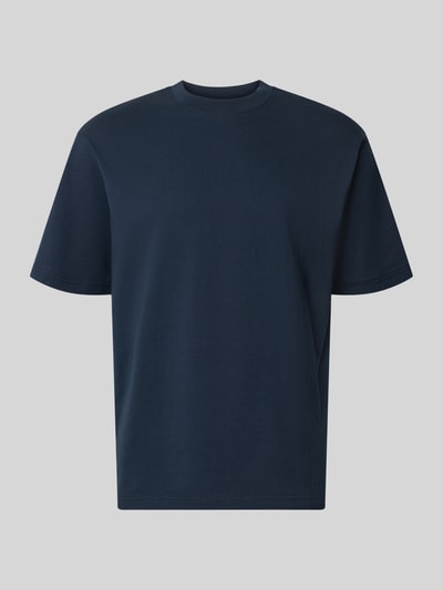 Productfoto, Regular Fit T-shirt met ronde hals van MCNEAL, puur katoen, heren, korte mouw, ruglengte bij maat M: 69 cm, donkerblauw