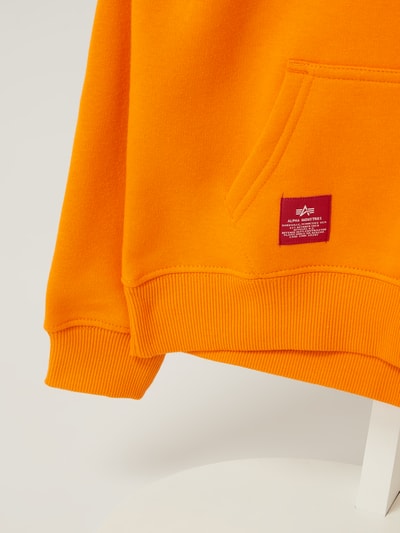 Alpha Industries Hoodie mit Logo-Print  Orange 2