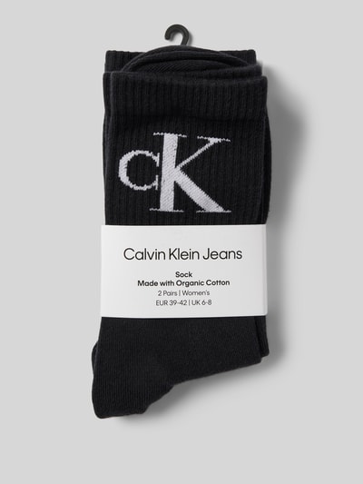 Calvin Klein Jeans Socken mit elastischem Rippenbündchen im 2er-Pack Black 3