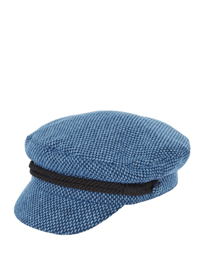 Tommy Hilfiger Baker Boy Hat aus Tweed Dunkelblau 1