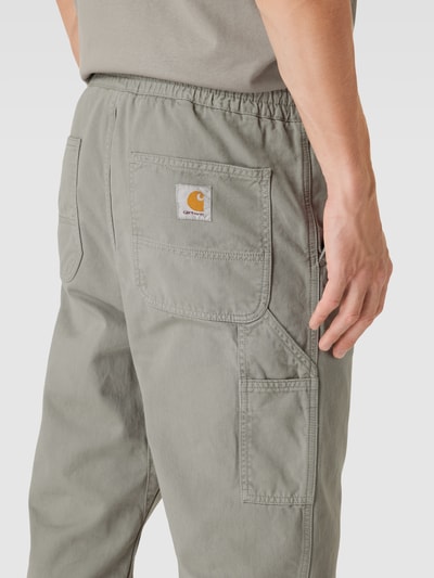 Carhartt Work In Progress Hose aus Bio-Baumwolle mit elastischem Bund Modell 'FLINT' Taupe 3