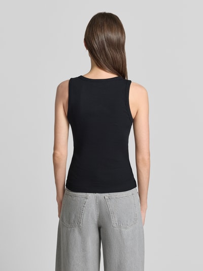VERO MODA Slim Fit Top aus Baumwoll-Mix Modell 'CHLOE' Black 5