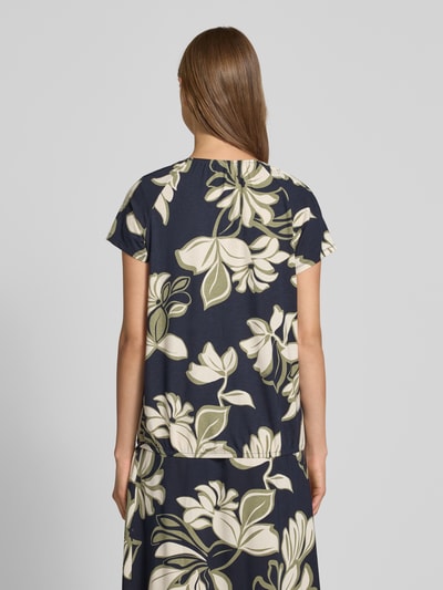 Betty Barclay T-shirt z okrągłym dekoltem i obszyciem ozdobnymi kamieniami Granatowy 5