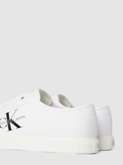 Calvin Klein Jeans Sneaker mit Label-Print Modell 'VULCANIZED' Weiss 3