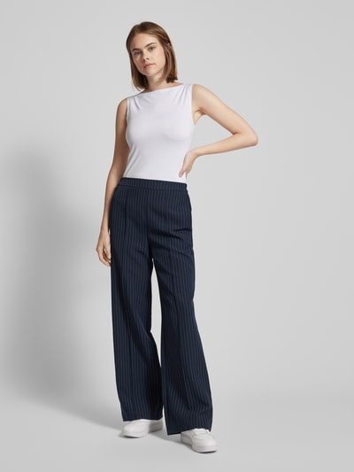 Pieces Stoffen broek met elastische band, model 'BOSSY'  Zwart - 1