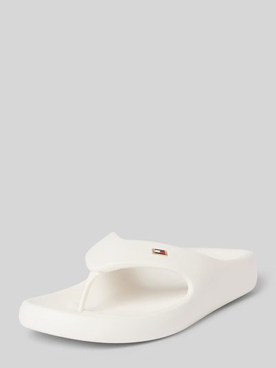 Tommy Hilfiger Voorgevormde teenslippers met logodetail Wit - 1