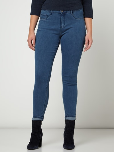 ONLY CARMAKOMA PLUS SIZE Jeans in schmaler Passform mit Stretch-Anteil  Jeansblau 4