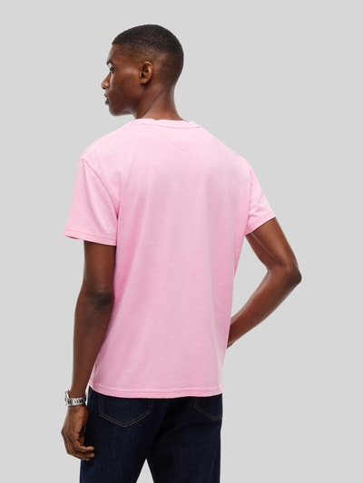 Tommy Jeans Regular Fit T-Shirt aus reiner Baumwolle  Rosa 5