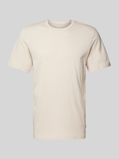 Jack & Jones T-shirt z detalem z logo model ‘ORGANIC’ Złamany biały 2
