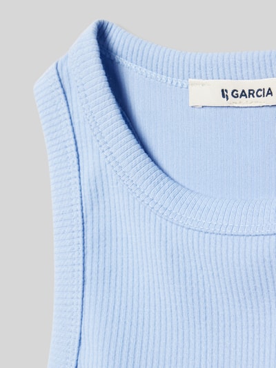 Garcia Tanktop in riblook Bleu - 2