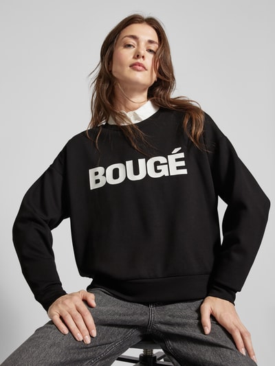 Vila Sweatshirt mit Statement-Print Modell 'SIFFI BOUG' Black 3