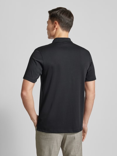 RAGMAN Regular Fit Poloshirt mit Logo-Stitching Black 5