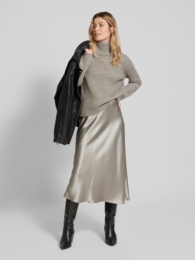 Herzensangelegenheit Midirok met elastische band Taupe - 1