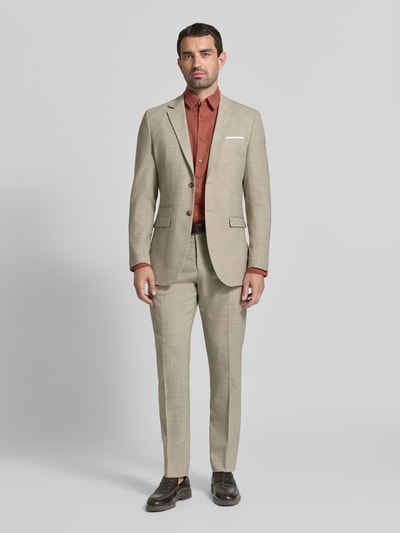 Selected Homme Marynarka garniturowa o kroju slim fit z dodatkiem wełny model ‘OASIS’ Piaskowy 1
