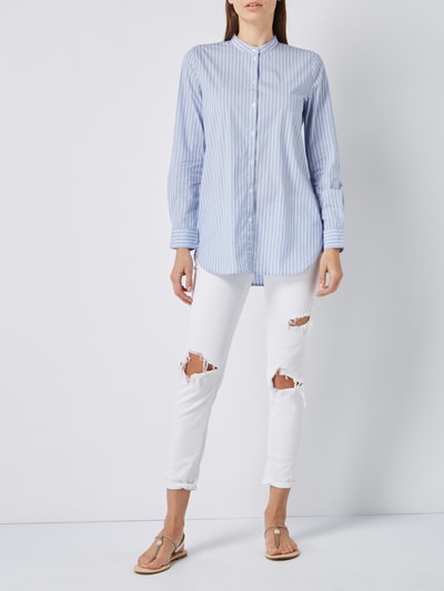 Jake*s Casual Longbluse mit Streifenmuster Sky 1