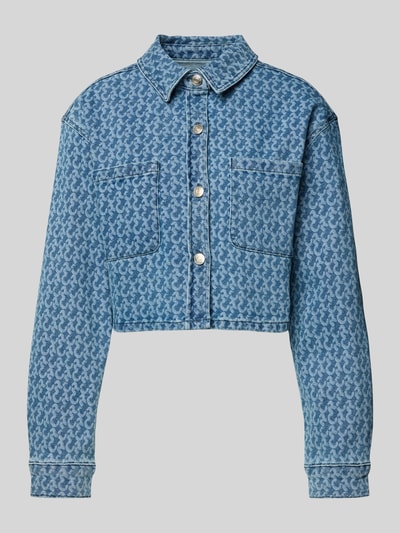 Colourful Rebel Jeansjacke mit Brusttaschen Modell 'Olle' Jeansblau 2