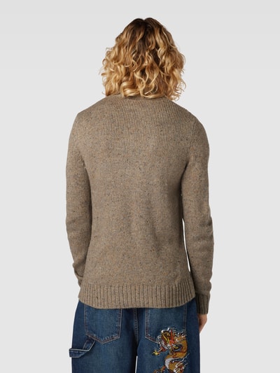 Jack & Jones Gebreide pullover met opstaande kraag, model 'NOLAN' Ecru - 5