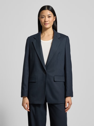 DRYKORN Relaxed fit blazer met klepzakken, model 'GLENDALE' Marineblauw gemêleerd - 4