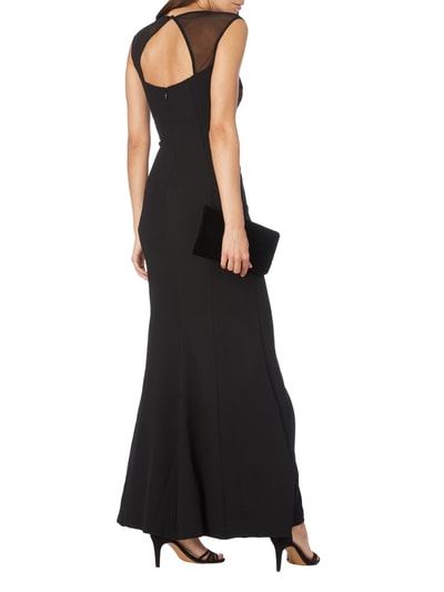 Lipsy Abendkleid mit Einsätzen aus Mesh Black 4