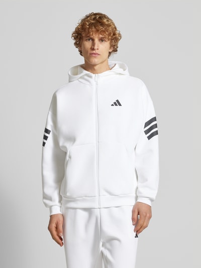 ADIDAS SPORTSWEAR Sweatjacke mit Logo-Print Weiss 4