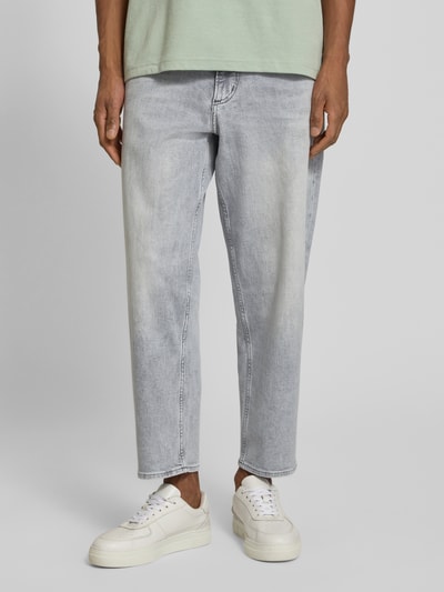 BOSS Orange Tapered Fit Jeans aus Baumwoll-Mix Modell 'ARLO' Mittelgrau 4
