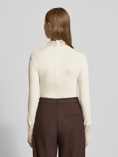 Soyaconcept Slim Fit Longsleeve aus Lyocell-Mix Modell 'Marica' Ecru 5