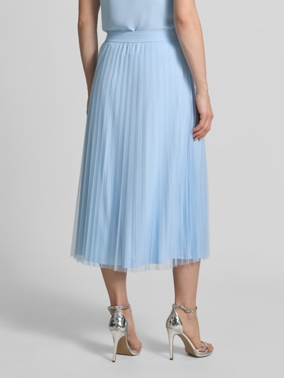 s.Oliver BLACK LABEL Ausgestellter Midi-Rock mit Plissees Bleu 5