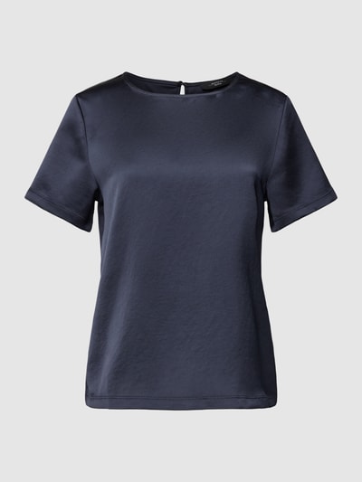 Weekend Max Mara Bluse mit U-Boot-Ausschnitt Modell 'GILBERT' Marine 2