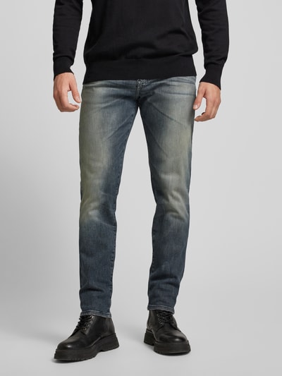 BOSS Orange Regular fit jeans in 5-pocketmodel Middengrijs - 4